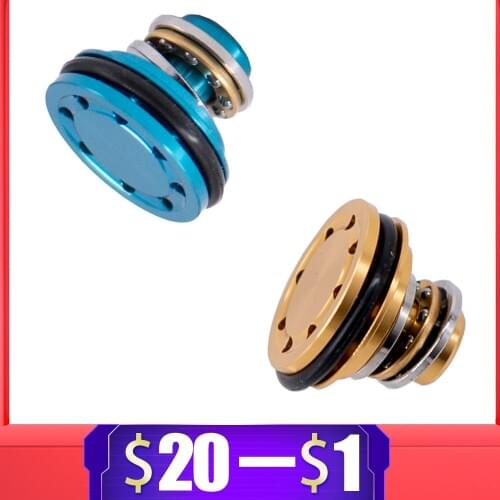 8 Holes Bearing Piston Head for Airsoft Ver.2/3 AEG M4 AK47 / 74 M16 MP5 G3 M249 AEG Air Guns Gel Blaster Paintball Accessories