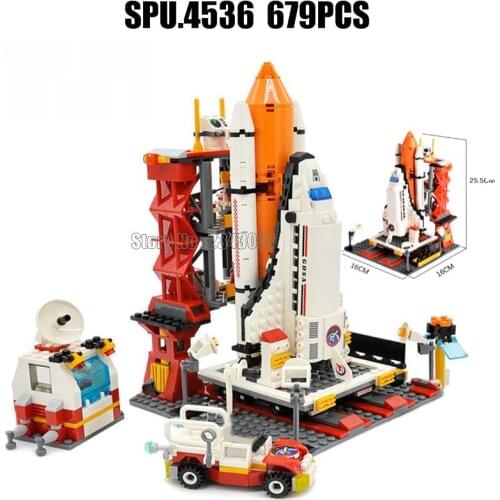 8815 679pcs Shuttle Space Rocket Launch Center Building Block 4 Toy