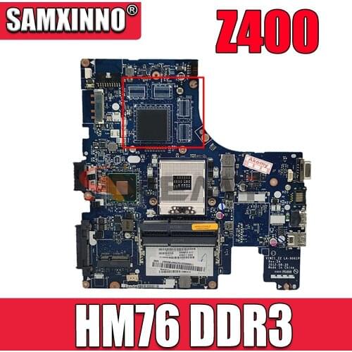 Akemy VIWZ1 Z2 LA-9061P Rev 2A MAIN BOARD For Lenovo Ideapad Z400 Laptop Motherboard FRU 04W4140 HM76 DDR3