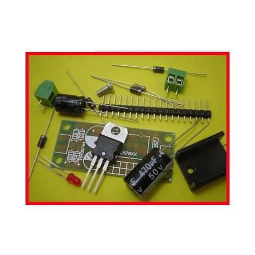 Free Shipping! 5pc L7812 LM7812 three terminal regulator module 12V voltage regulator module suite