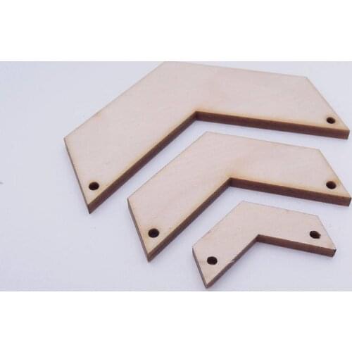 Wooden Chevron Shape for Crafts - Laser Cut