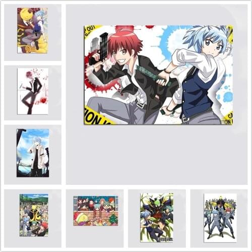 Canvas Painting Home Decor Modular Assassination Classroom Picture Comics Printed Poster For Living Room Wall Art No Framework