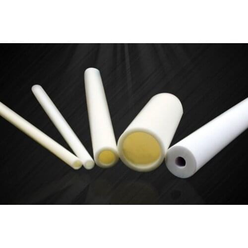 Ceramic tube vitrified pipe alundum tube thermocouple probe Hollow insulation rod 995 aluminium oxide porcelain tube