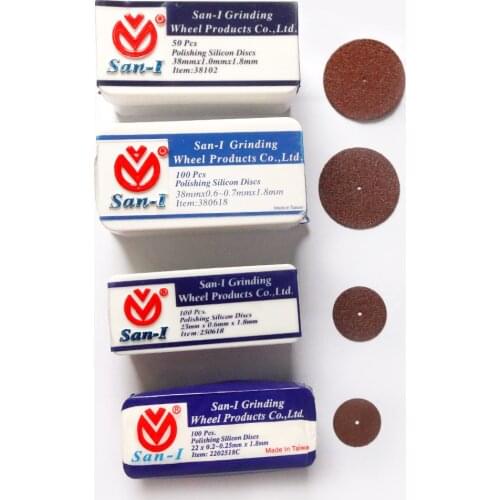 Box of 2 San-1 Separating Wheel Composite Resin Grinding Polishing Silicon Discs for Dental Laboratory