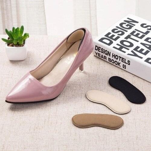 Hot sales 1Pair Sticky Fabric Shoe Back Heel Inserts Insoles Pads Cushion Liner Grips Shoes Pads Anti-slip Inserts Heel sticker
