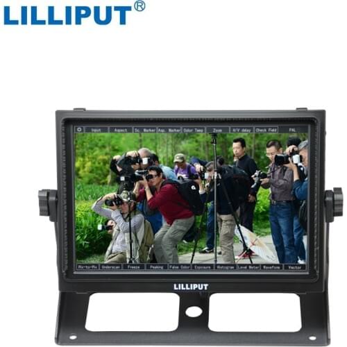 Lilliput TM-1018/S 10.1" Touch Control Menu 3G-SDI HDMI Camera monitor with as histogram, waveform, vector scope
