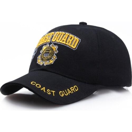 Embroidered US CoastGuard Army Men Cap Navy Hat Baseball Cap Men Women Outdoor Tactical Cap sunshade hat dad hats Casquette