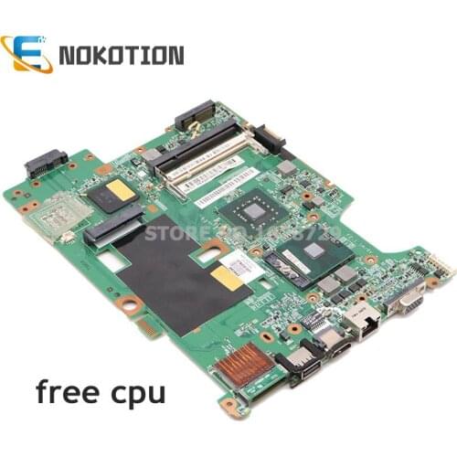 NOKOTION For HP Compaq G60 CQ60 Laptop Motherboard 48.4FQ01.011 578232-001 MAIN BOARD DDR2 Free CPU