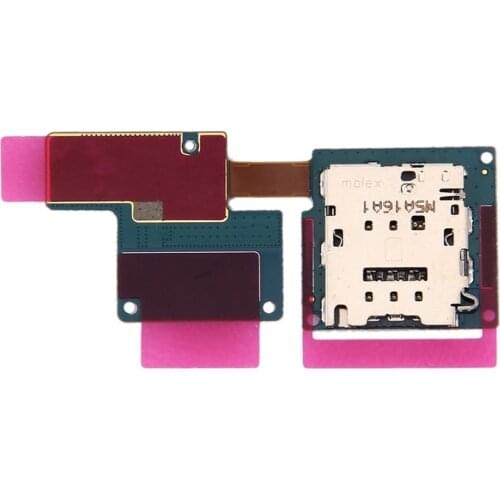New for SIM Card Reader Flex Cable for Galaxy Tab Pro S LTE / W707 / W700 Repair, replacement, accessories