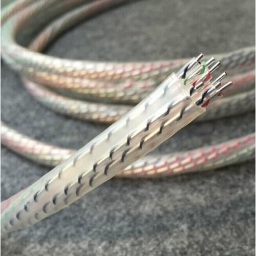 New HiFi Audio Power Cable 7N Copper Valhalla Wire Silver Plated Core DIY Bulk Cables for HiFi Audio Amplifier CD Player