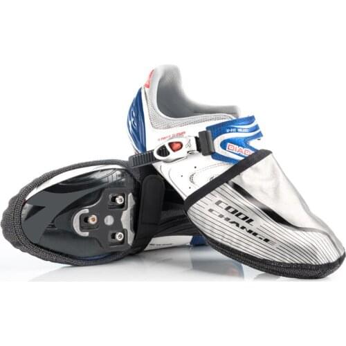 New Store Cycling Shoe Cover Windproof Reflective Sports Bike Lock Shoe Cover Lycra Elastic Half Palm Bicycle Overshoes Unisex