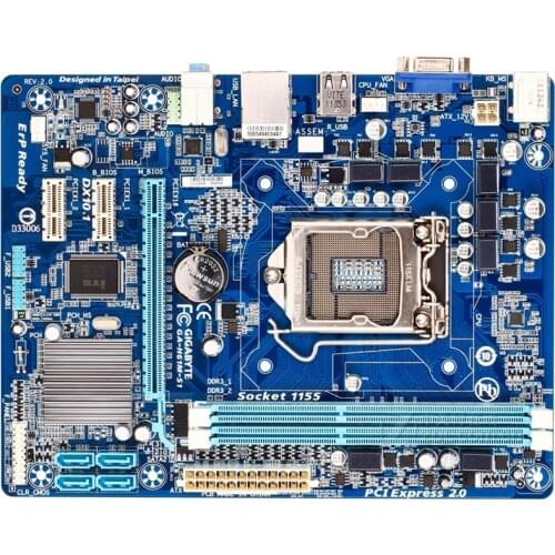 Gigabyte GA-H61M-S1 original mainboard LGA 1155 DDR3 H61M-S1 16GB support I3 I5 I7 H61 boards PC desktop motherboard
