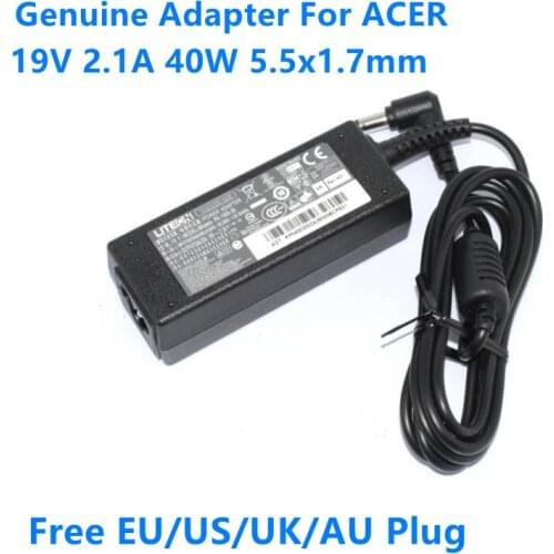 Genuine Liteon PA-1400-26 19V 2.1A AC Power Adapter For ACER ASPIRE ES1-111M-C9VZ S220HQL S190WL G246HL Monitor Laptop Adaptor