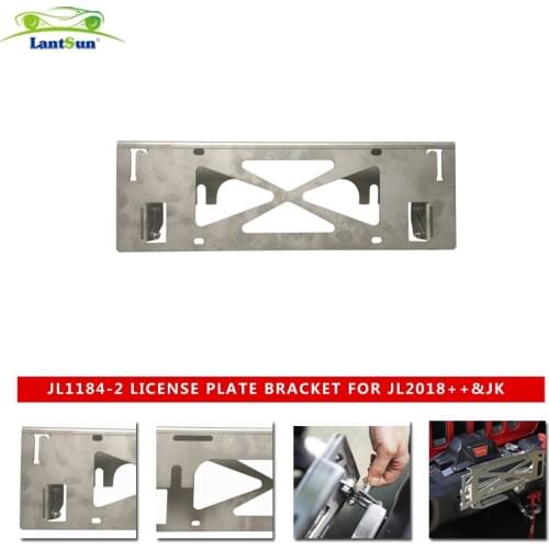 Front license plate bracket for J eep wrangler JL 2018+ JL1184-2