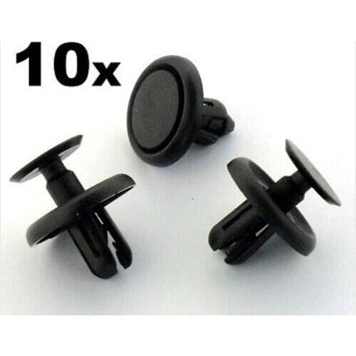 10x Plastic Trim Clips For Toyota Wheel Arch Inner Wing Lining, Engine Shields Cover