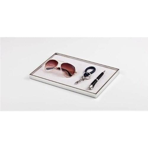 Jewelry Wallet Purse Display Dish Stainless Steel Pallet Shoes Tray Necklace Bracelet Jewelry Display Tray Table Display Shelves