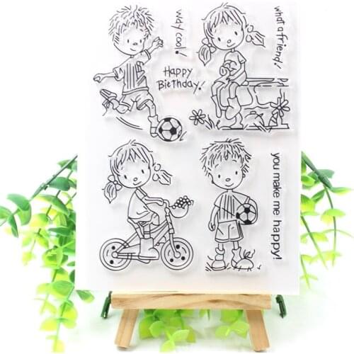 What A Friend Transparent Clear Silicone Stamps for DIY Scrapbooking/Card Making/Kids Crafts Fun Decoration Supplies 377