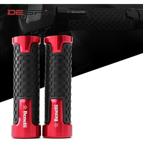 7/8" 22mm Motorcycle CNC Handlebar Grips Handle Grip For Benelli TRK502 TRK502X TRK 502 502X TNT 125 135 TNT125 TNT135 BJ500