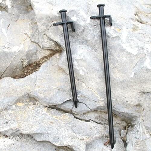 Outdoor camping nail tents canopy accessories beach lengthening bold high-strength steel ground nails 30cm