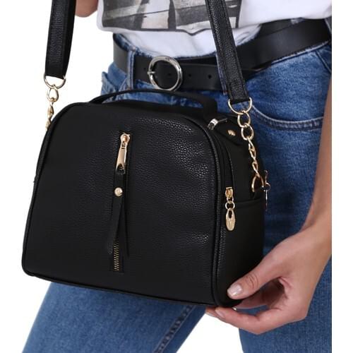Bag Art Deep Black Women Bag