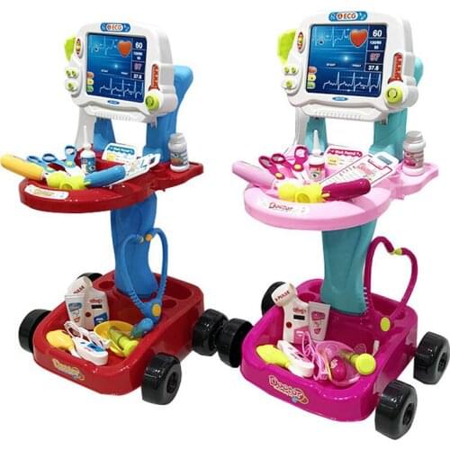 6 Types 1 Set New Children Play With Dolls Simulation Pretend Play Kits Doctors Toy With A Doll For Children Kid Educational Toy