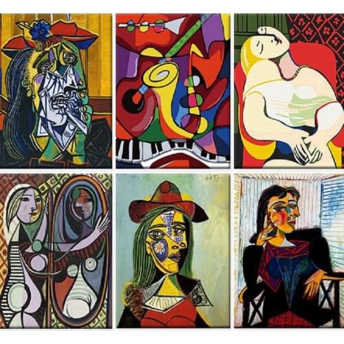 5D DIY Diamond Painting Abstract Painting Full Square/Round Diamond Embroidery Cross Stitch Kits Art Pictures Home Decor