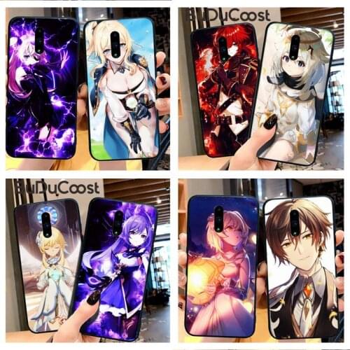 Riccu Genshin impact Cute Phone Case For Redmi Note 8 8A 7 6 6A 5 5A 4 4X 4A Go Pro Plus Prime