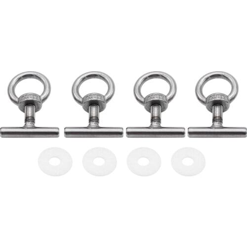 For Multivan T5 T6 Car Nut Locking Rail Load Fixing 7H5883189E Silver Fixing Eye Bolt Lashing Eye