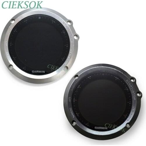 For Garmin Fenix 3 LCD Screen with Glass and Front Cover Repair Replacement LCD Screen with Glass and Front Cover