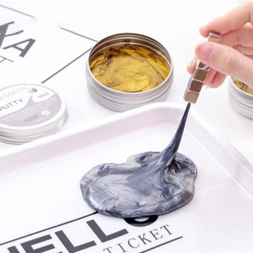 Mud Rubber Kids Diy Gifts Magnet Ferrofluid Magnetic Plasticine Clay Toys