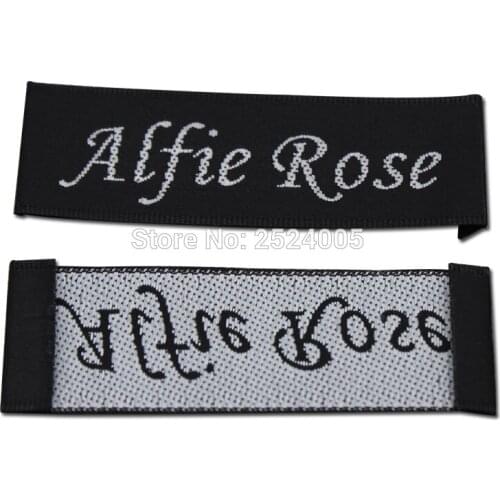 Customize clothing satin woven labels/garment embroidered tags/t-shirt collar labels main label brand printing 1000 pcs a lot
