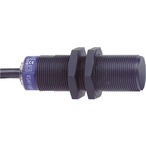 XS4P18MA230L2 Inductive sensor XS4 M18 - L60mm - PPS - Sn8mm - 24..240VAC/DC - cable 10m