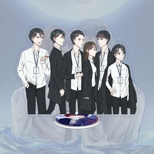 New Cartoon Global College Entrance Examination Figure Action Keychain PVC Collection Model Toys Heroes For Students Gifts