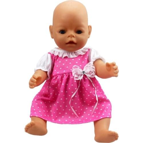 Dress doll clothes Wear fit 43cm Baby Doll Clothes and Accessories, Children best Birthday Gift