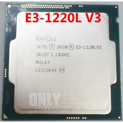 Intel core CPU E3 1220L V3 E3-1220LV3 1.10 GHz 22 nm LGA 1150 CPU Computer Processor SR1BT