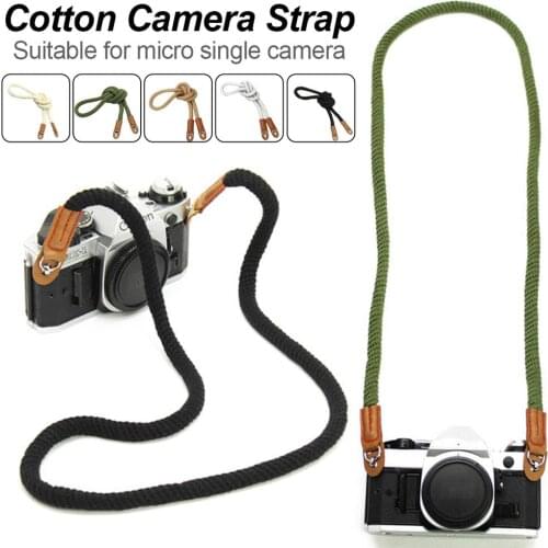 Universal Camera Elegant Cotton Tape Strap Neck Shoulder Carrying General Belt For Leica Canon Nikon Digital Camera