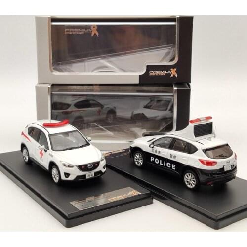 1/43 Premium X For MAZDA CX5 2013 Japanese Police/AMBULANCE Diecast Models Auto Car Gift Collection