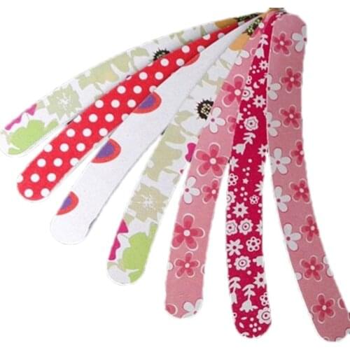 1/5/10Pcs/lot Sandpaper Nail Art Files UV Gel Polish Manicure Block Sanding Pedicure Tools Kits Abrasive E1F7