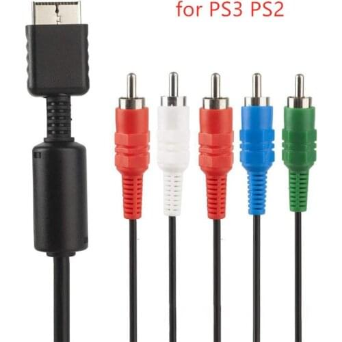 1.8m/6FT HDTV AV Audio Video Cable AV A/V Component Cable Cord Wire For S-ony PlayStation 2 3 PS2 PS3