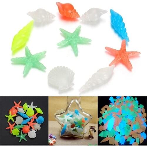 10pcs/lot Luminous Light-emitting Artificial Pebbles Stone for Garden Decor Glow in the Dark Artificial Stone