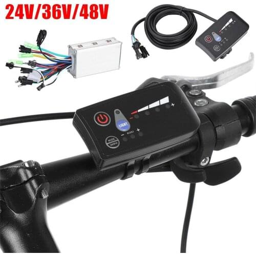 24/36V48V250W LED Display Panel Throttle Electric bike Controller Ebike Scooter Brushless Controller Kit Electric for Bicycle