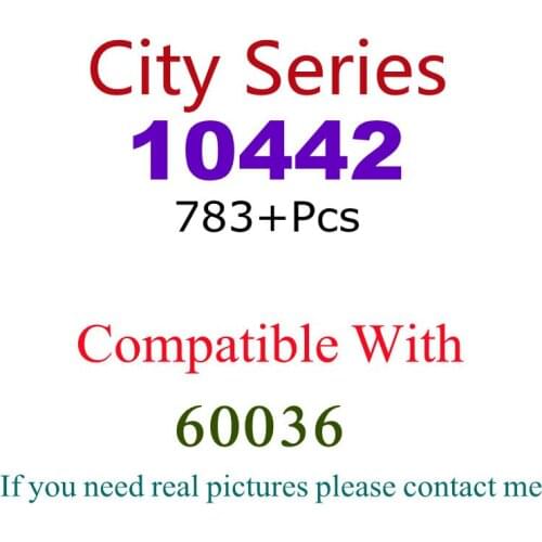 783Pcs 10442 Building Block Toy City Series 60036 Assembled Building Block Childrens Toy Gifts