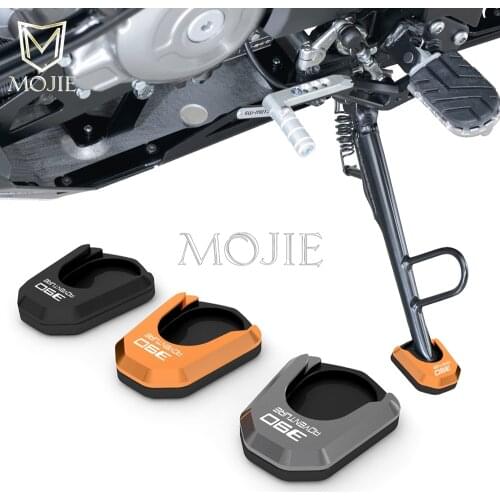FOR 390 adventure 390 adv 2019-2021 Motorcycle Accessories CNC Kickstand Foot Side Stand Extension Pad Support Plate Enlarge