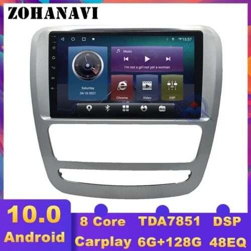 ZOHANAVI 4G+64G Android GPS Navigation Radio for JAC T6 T8 2015 2016 2018 Car DVD Player headunit radio stereo tape recorder