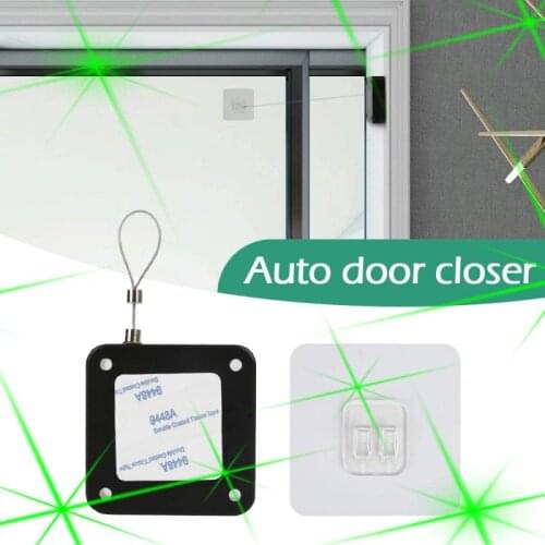 Household Door Closer Punch-Free Automatic Sensor Door Closer Universal Door Closer Automatic Organizer Sliding Door Closer