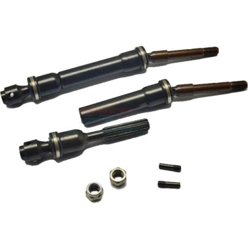 GPM STEEL FRONT CVD UNIVERSAL SWING SHAFT WITH SPRING STEEL CUP JOINT For TRAXXAS SLASH 4X4 RC Upgrade