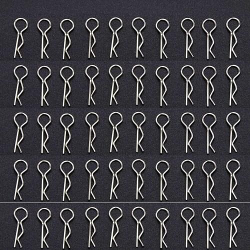 10/50/100pcs Body Clips R Clip For 1/10 Redcat HPI Himoto HSP Truck RC Car