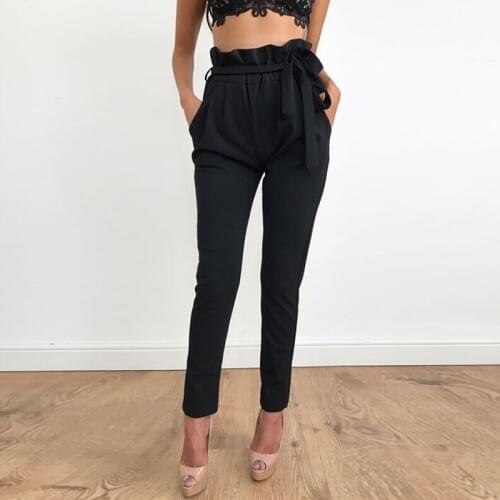 Summer Hot Womens Chiffon Harem Pants Fashion Career Loose Casual Long Trousers