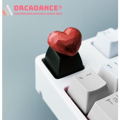 ESC Key Love Keycap OEM Height R4 Mechanical Keyboard Keycap Green Axis Cute Keycap Cross Axis for Cherry MX Switch Holiday Gift