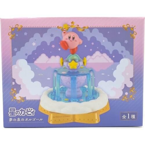 New 20CM-23CM genuine kirby hot air balloon pat light childrens night light toy action doll fantasy night light room decoration